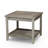 Longs Peak Eucalyptus 2-Shelf Side Table