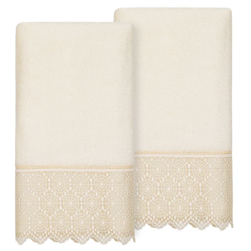 Midweight Bath Towel, Cream