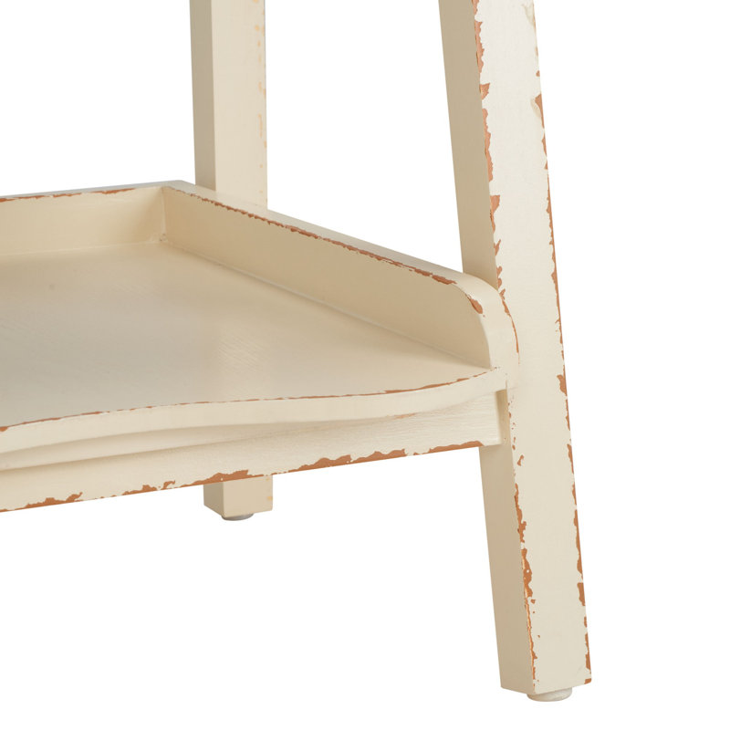 Rexhie Ladder Bookcase, Vintage Cream