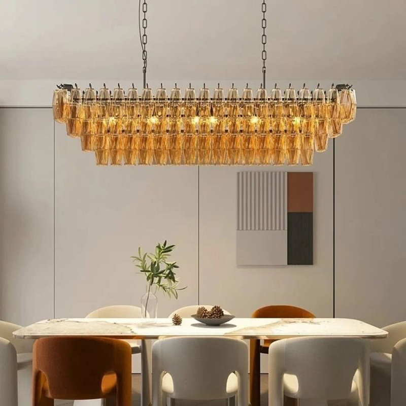 Lustre en verre (noir)