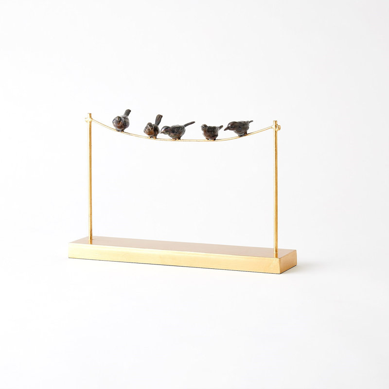 Iron Bird Figurine / Sculpture Decorative Object