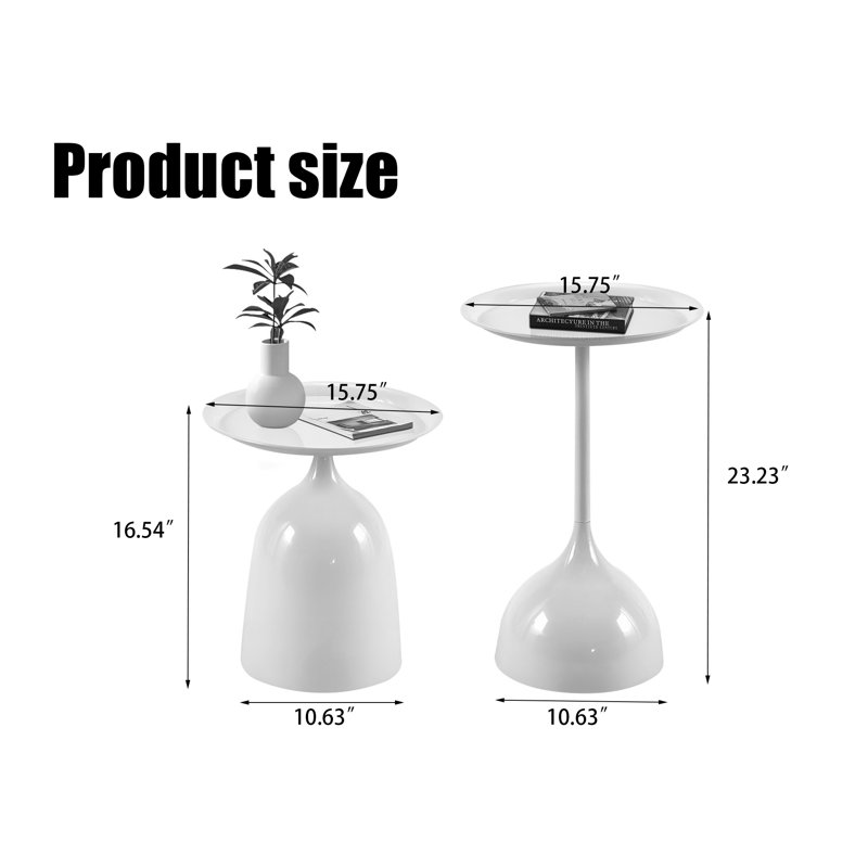Side Table Set, Black