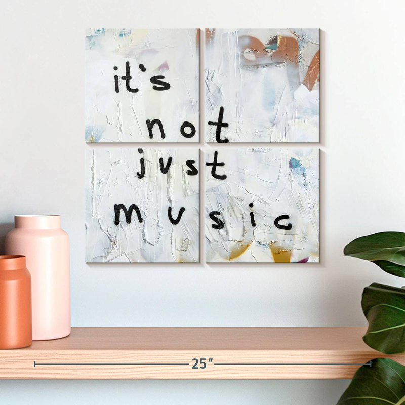 Tergel Not Just Music, 18" H x 18" W