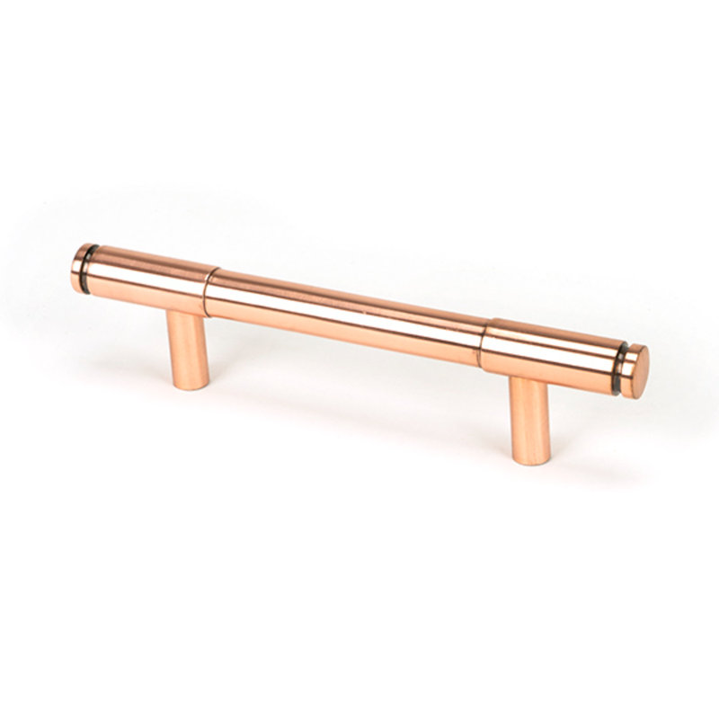 Bar Handle, 9.6 cm, Polished Bronze
