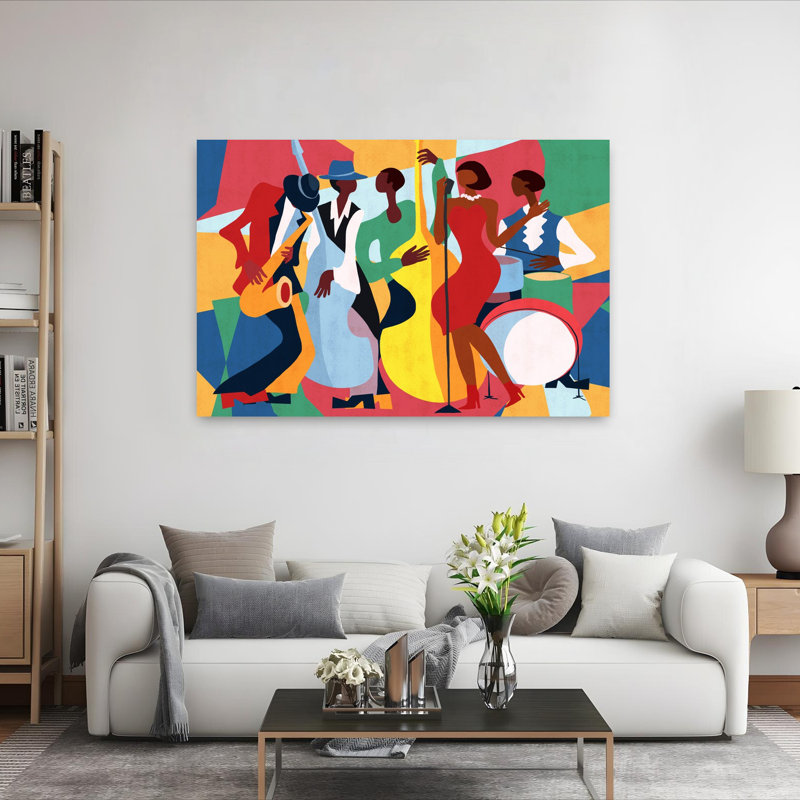 Art contemporain contemporain abstrait, H 40 po x l 60 po