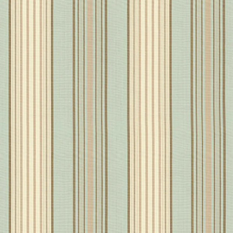 Saratoga Cotton Stripe Fabric, Blue