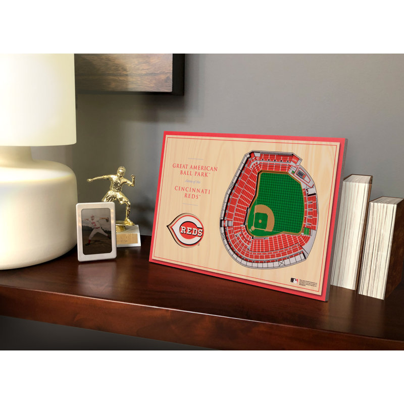 Présentoir de bureau MLB 3D StadiumViews, Reds de Cincinnati