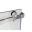 Porte de baignoire coulissante simple sans cadre à verre rapide de 3/8 po de l 56 po x H 60 po à assemblage rapide-88668302