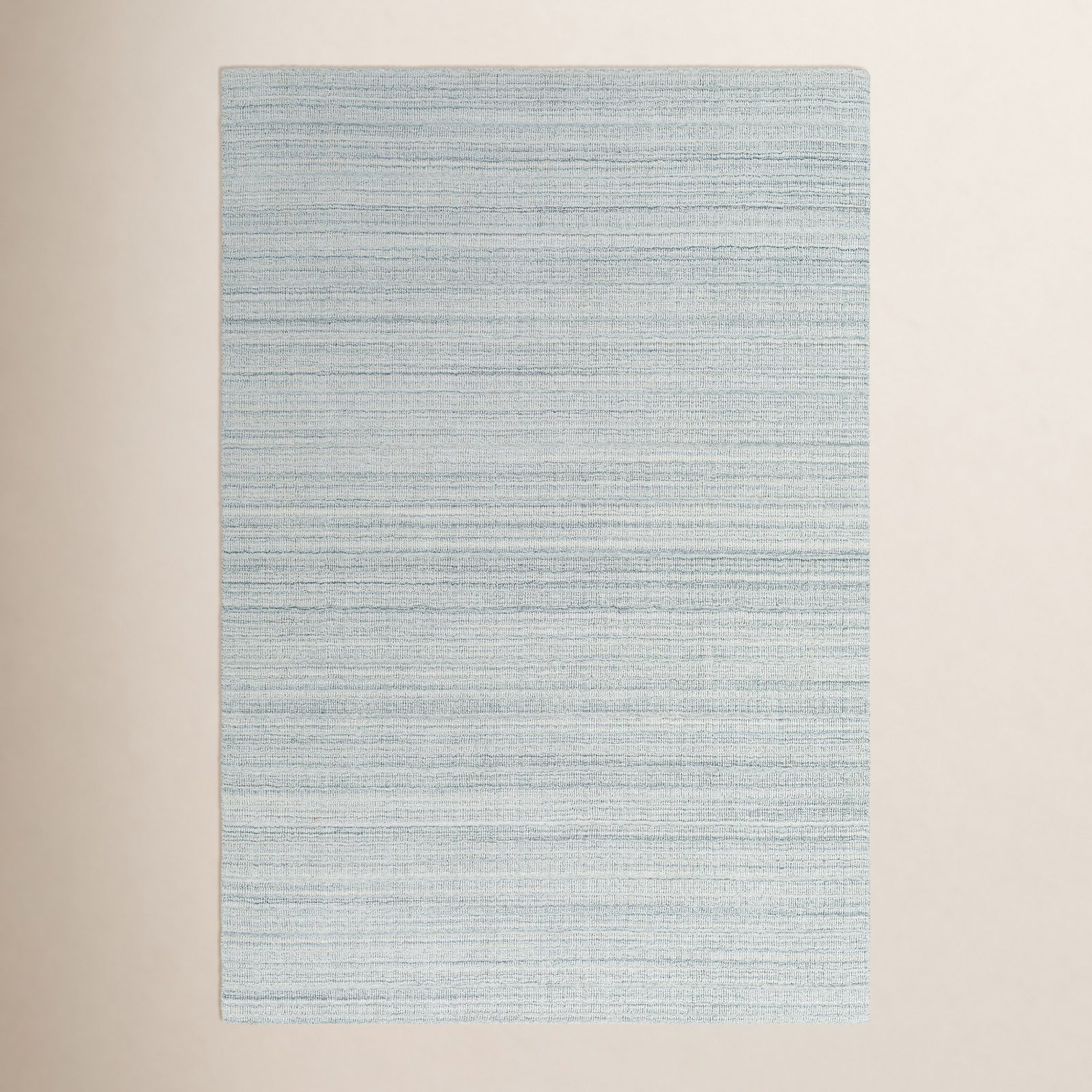 Kinnell Handmade Recycled P.E.T Blue Indoor/Outdoor Rug, Rectangle 5' x 7'6"