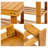 16 Pair Solid Wood Accent