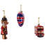 9.1'' Glass Animals Holiday Shaped Ornament