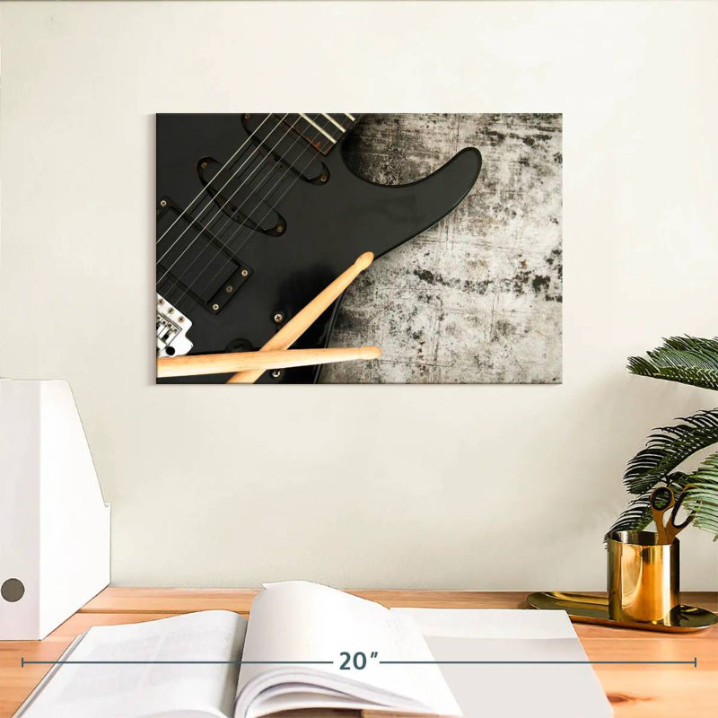 Abarca Grunge Electric Guitar, 8" H x 12" W