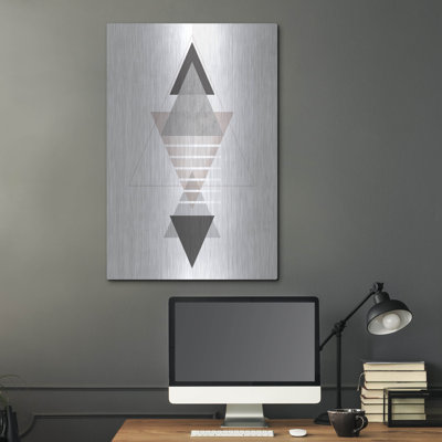 Orren Ellis «Deco Triangles» par Sabrina Balbuena, art mural en métal