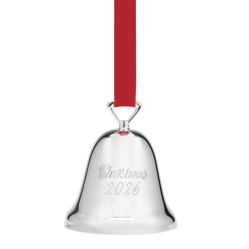 Cloche de Noël argentée Reed & Barton 2026
