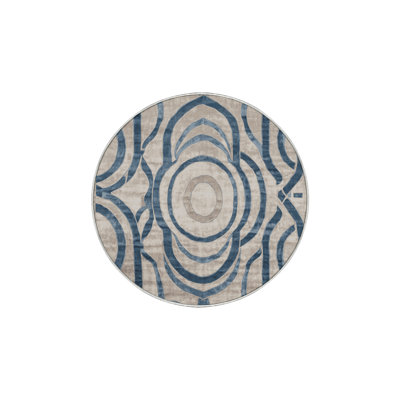 Machine Washable Beige Area Rug