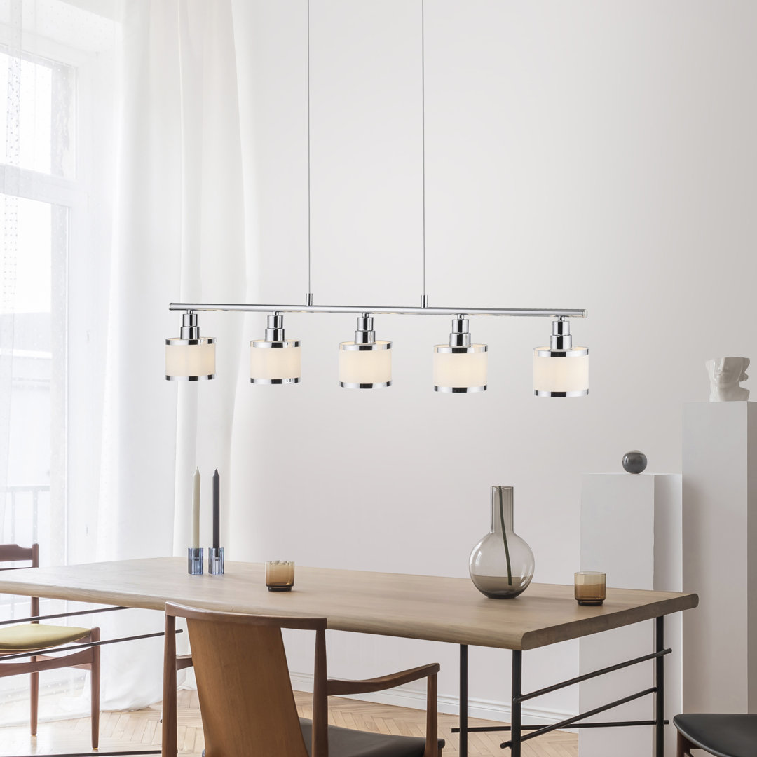 Aabid 5 - Light Chrome Kitchen Island Pendant
