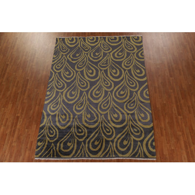 All-Over Gabbeh Modern Area Rug 8x11
