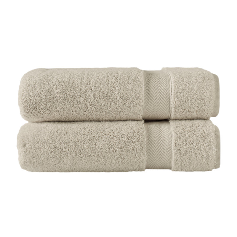 Dominic Turkish Cotton Bath Towel, Beige