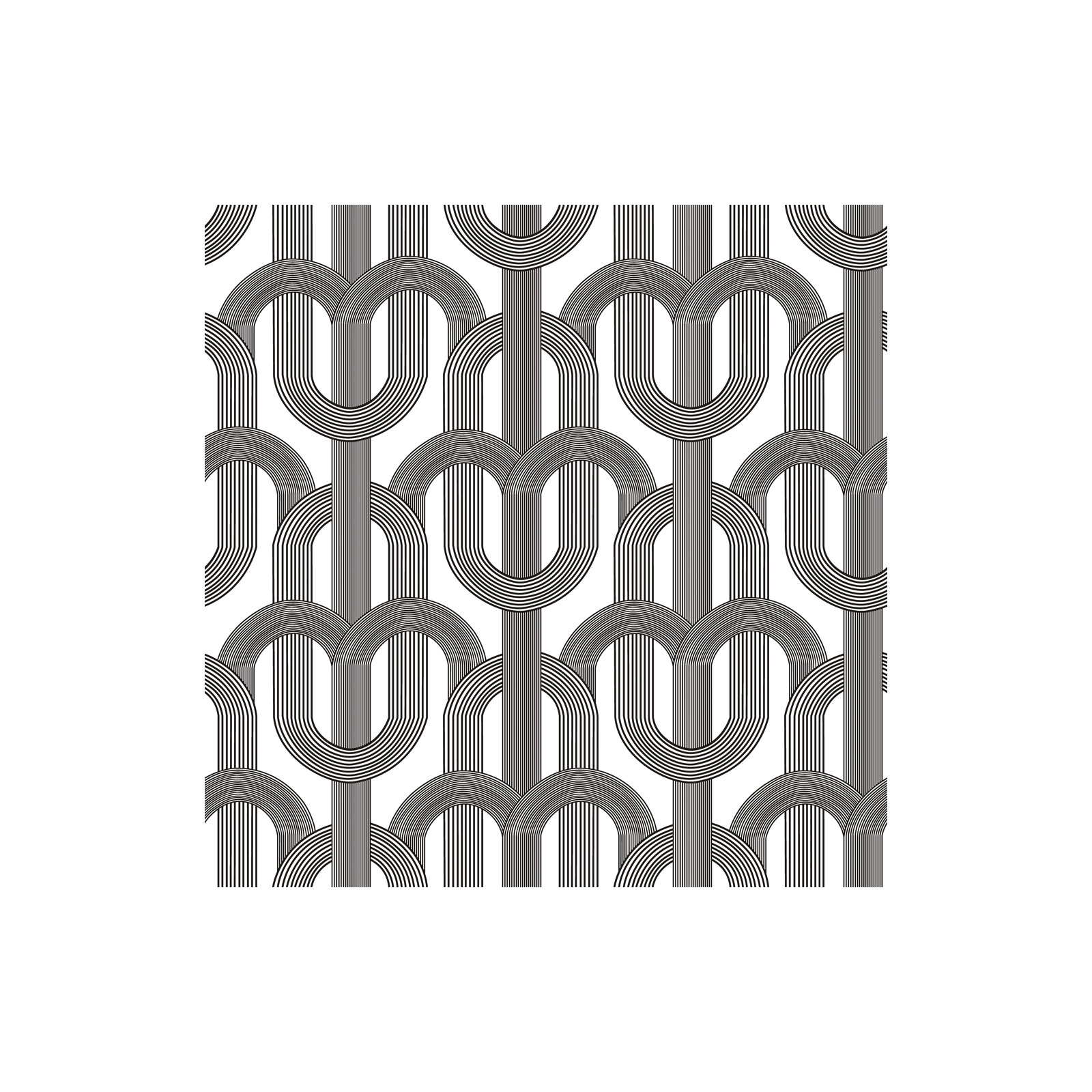 Lattice Peel and Stick Wallpaper, Black