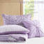Courtepointe très grande / très grande taille, jeté, courtepointe en microfibre imprimée, trois motifs floraux, coussin froncé, lavable à la machine 4 pièces - style Shabby Chic, 2 taies décoratives, 1 jeté
