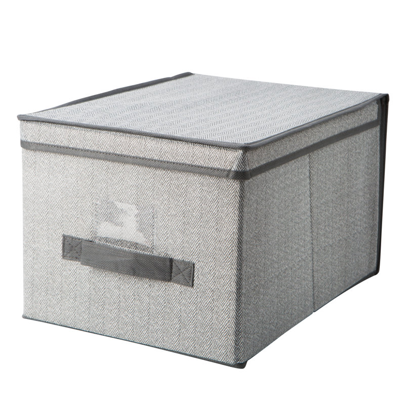 Simplify Fabric Bin, 9.84" H x 15.75" W x 11.81" D