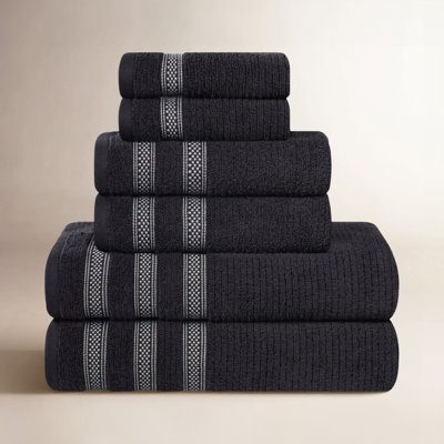 Ilseruth 6-Piece Zero-Twist Cotton Towel Set