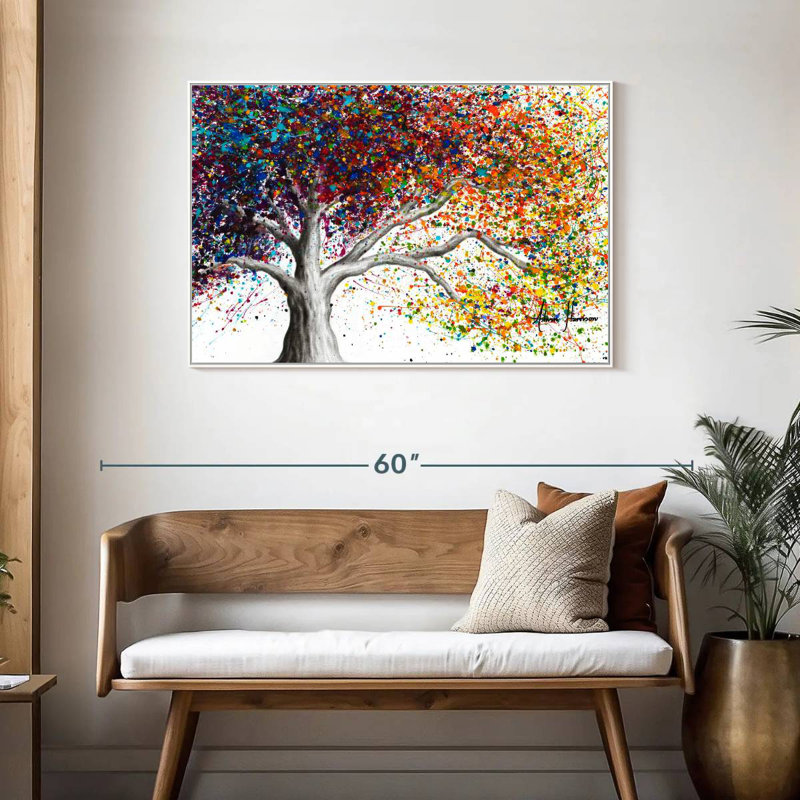La couleur des rêves, Cadre flottant blanc, 43 po x 29 po