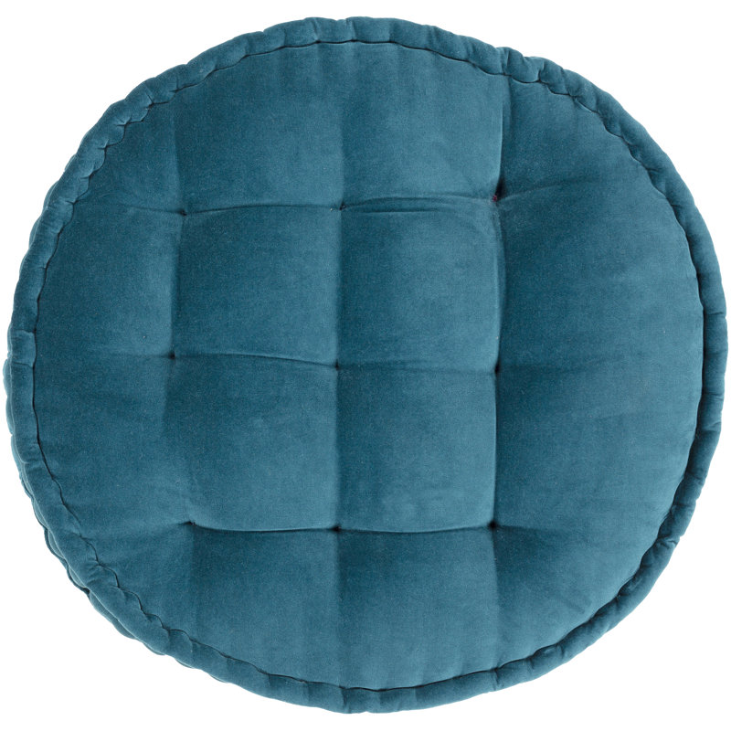 Vanleer Solid Colour Down Throw Pillow, Teal