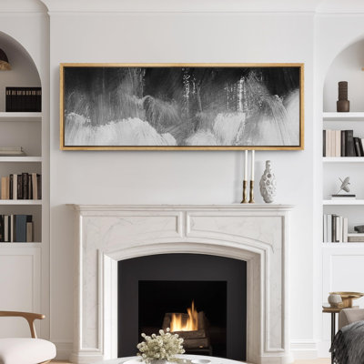 «Minimal Landscape», impression abstraite encadrée sur toile