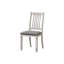 Chaise de salle à manger, hauteur 38 po, ensemble de 2, latérales, rembourrée, cuisine, salle à manger, tissu, transitionnel-1197233837