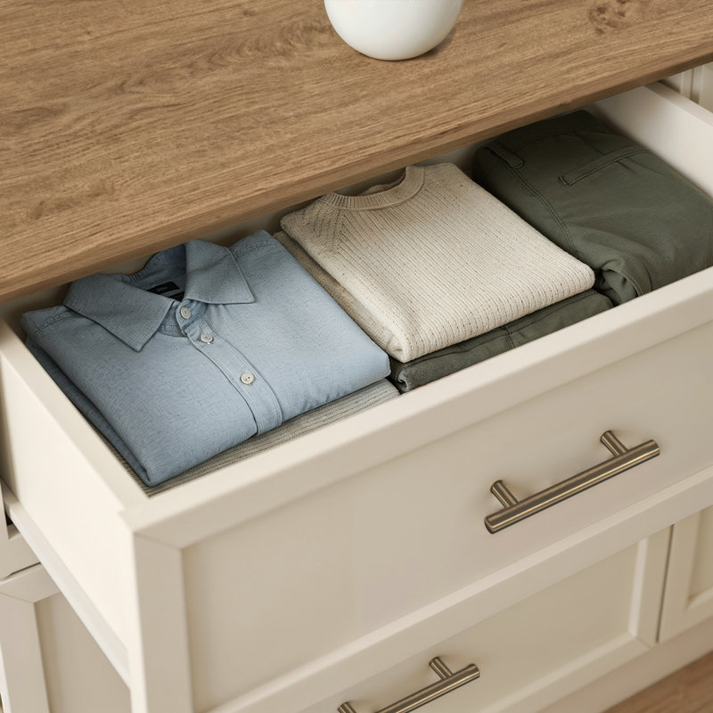 6 Drawer Chest, Ivory