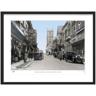 Whitchurch, High Street C1950 - Single Picture Frame Print