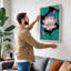 Lotus in Bloom Botanical 1 Piece Wrapped Canvas Wall Art-1154886653-1154886654