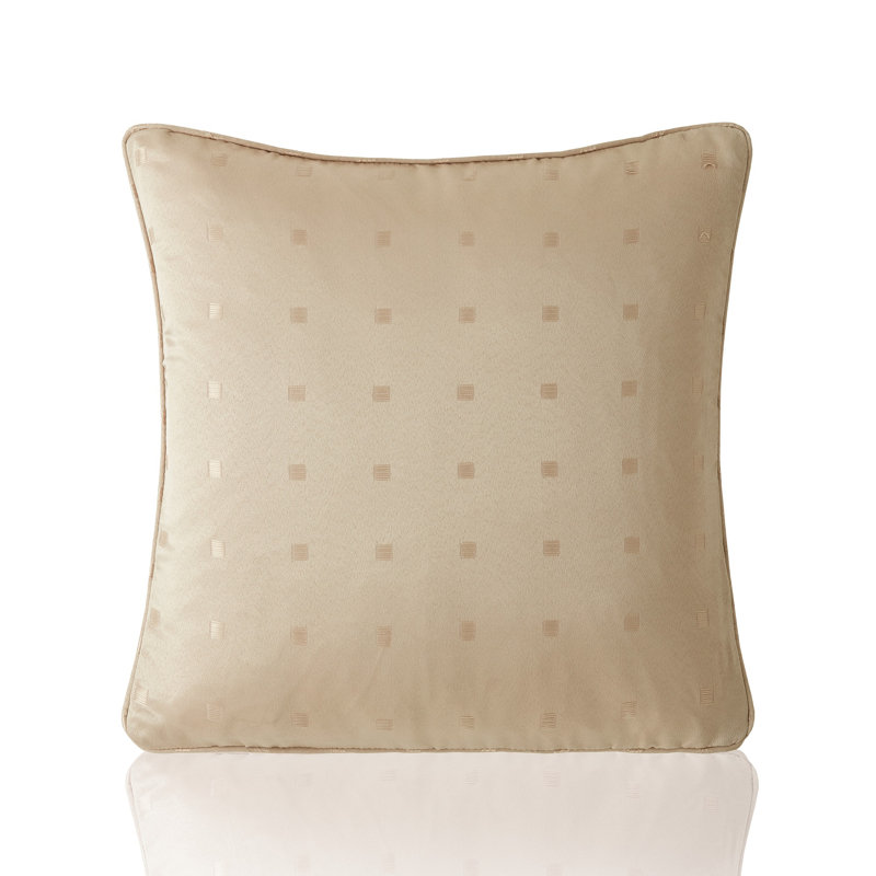 Norush Madison Geometric Scatter Cushion Cover With Filler Pad, Latte, 45cm H x 45cm W x 15cm D