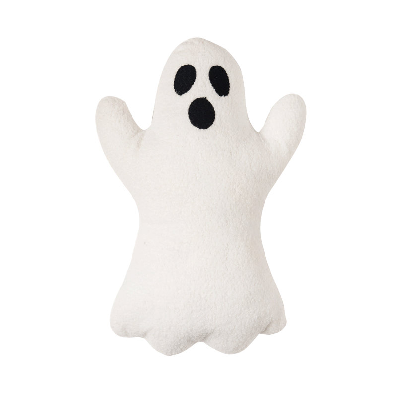 Ghost Shaped Halloween Throw Pillow