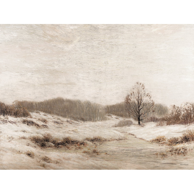 «Cold Winter Day On» sur toile par impression à lettres et doublée, H 12 po x l 18 po x P 1,25 po