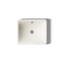 Lavabo de salle de bain vasque rectangulaire en métal avec trop-plein Iron Plains-13237575