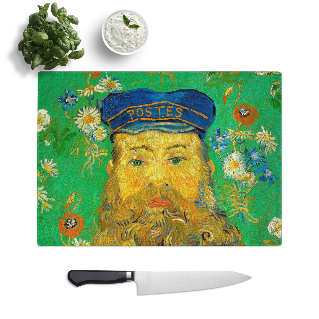 The Postman Joseph Roulin Vol.2 by Vincent Van Gogh Chopping Board