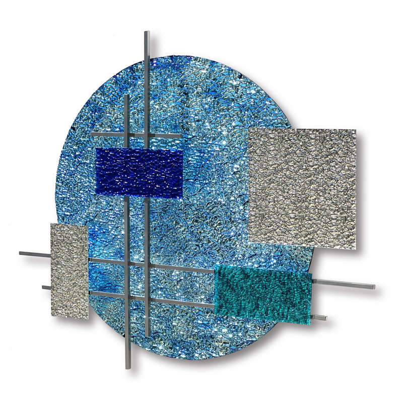 Glass Grids Ice Wall Décor