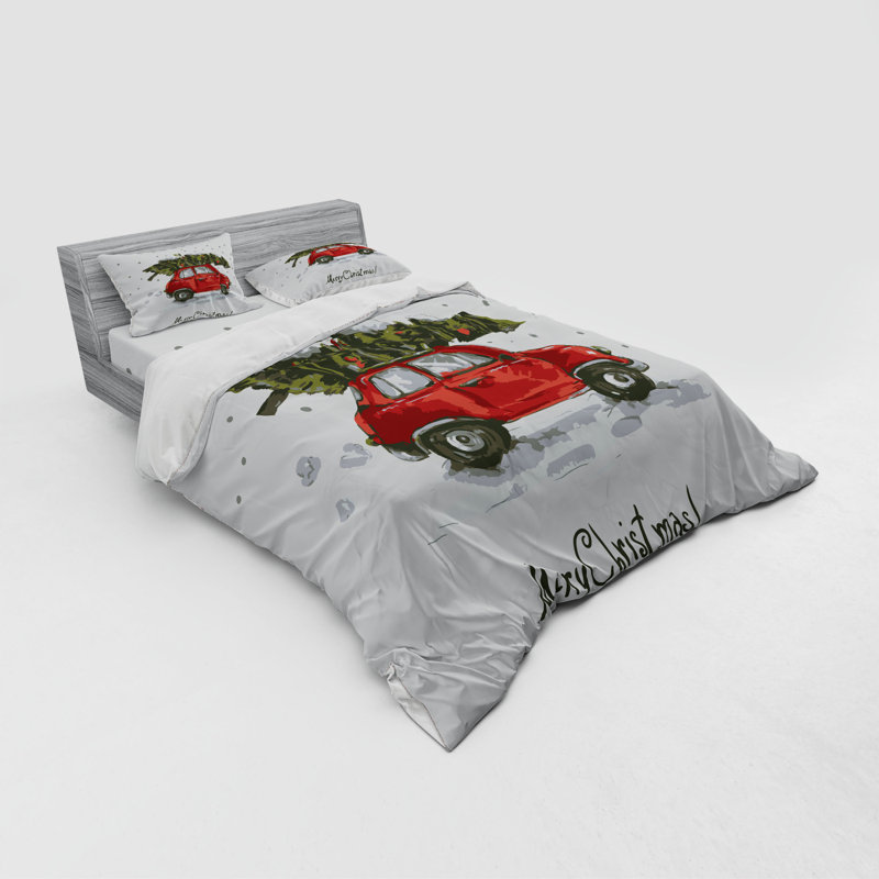 Traditional Polyester Duvet Cover, Queen Duvet Cover + 3 Additional Pieces