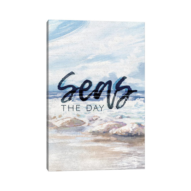 Seas The Day by Kingsley - Wrapped Canvas Gallery-Wrapped Canvas Giclée, 101.6 cm H x 66.04 cm W x 3.175 cm D