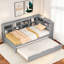 Lit de jour avec couchette Nelse, tablette de rangement et USB-106845422-106845423