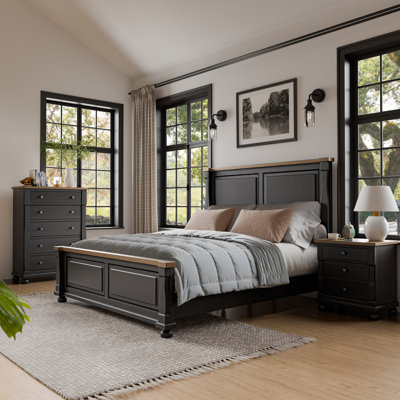 Twedt 3-Piece Bedroom Set (1 Bed + 1 Nightstand + 1 Chest)