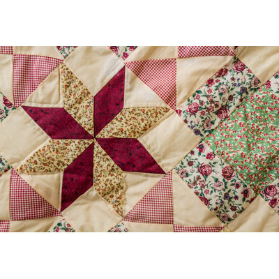 Patchwork Quilt by OZ_Media - Wrapped Canvas Print