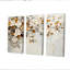 Fleurs de cerisier blanc orange et botanique II - ensemble d'art mural fleurs de cerisier-107212515-107212518