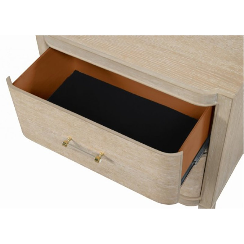 Table de chevet 2 tiroirs Clervius