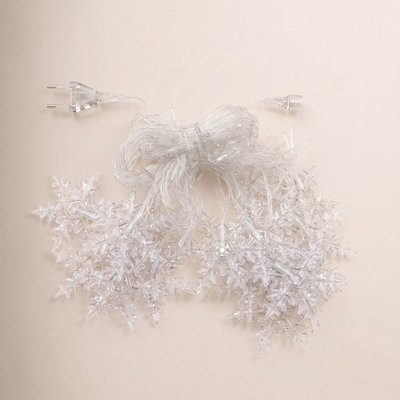 11.5' Snowflake LED String Lights