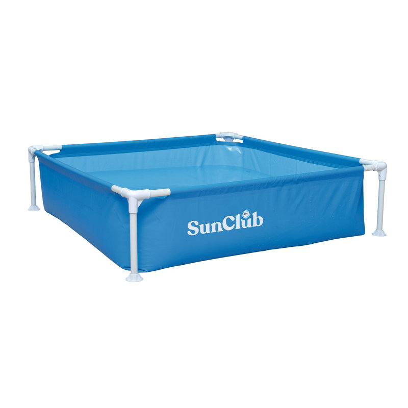 Plastic Square Hard Sided Pool 5'' H x 48'' W x 18'' L
