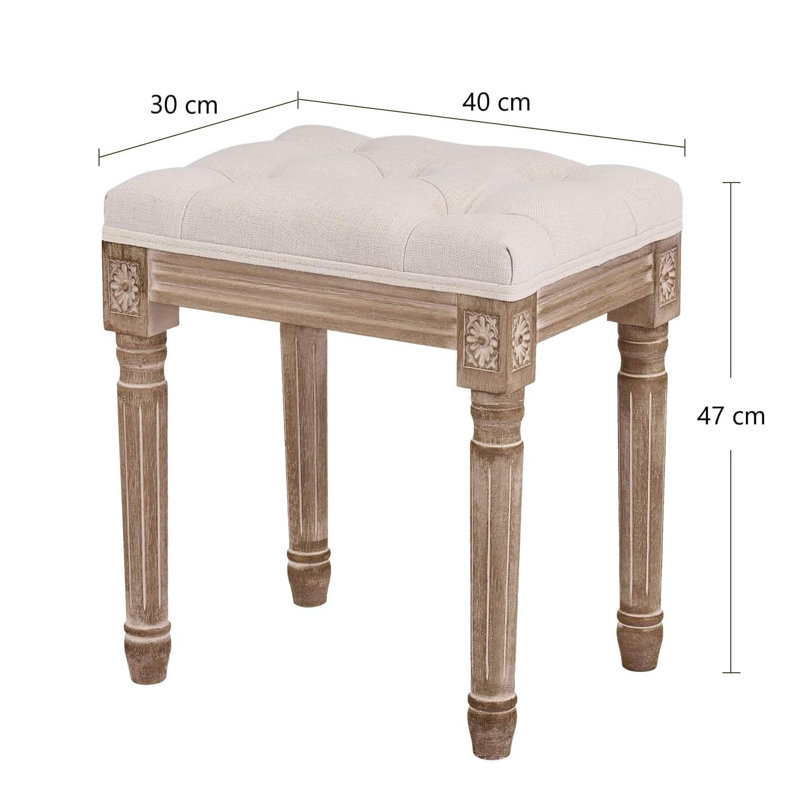 Wood Accent Stool