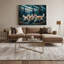 Chiens, "Buhund" gris sur toile, art mural-1610436512